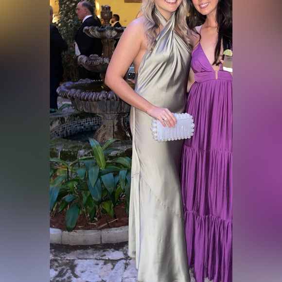 Show Me Your Mumu Halter Neck Green Dress - Picture 3 of 3